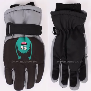 Rukavice YO Rukavice REN-0343C Barva: sivá, Velikost: 14cm