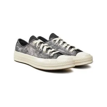 Pánská obuv Plátěnky Converse Chuck 70 Suede Shimmer Ox A10379C Šedá 37_5