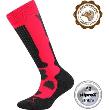 Dětské merino podkolenky VoXX Etrexík růžová Velikost ponožek: 20-24