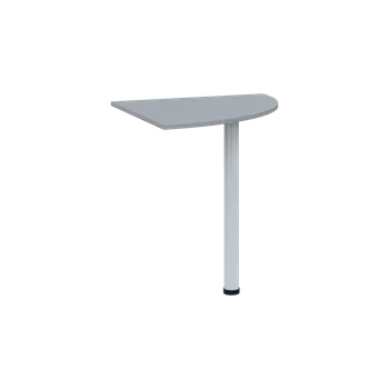 Stolová podnož TS 7 - 7 deska spojovací, kovová podnož bílá, síla desky 18 mm, široká 700 mm, šedá