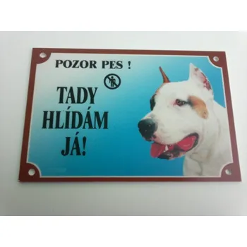 Chovatelství Dafiko Výstražné cedulky Pozor pes černý pudl