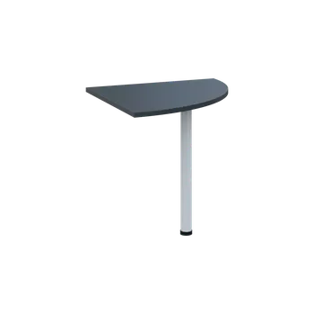 Stolová podnož OS 28 - 8 deska spojovací, kovová podnož bílá, síla desky 25 mm, široká 800 mm, antracit