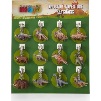 Mojo Displej 72 ks přívěsků na klíče - Dinosauři