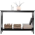 Konzolový stolek JENOVÉFA, černá + vyzvednutí ZDARMA