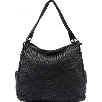 Kožená kabelka VS 023 - černá