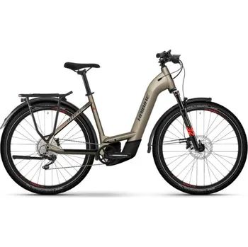 Elektrokolo Elektrokolo Haibike Trekking 8 Low coffee/red/blue 2023, kola 27,5"