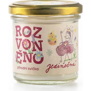 Svíčka Rozvoněno Vonná svíčka - Jedinečná (130 ml)