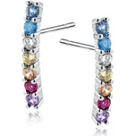 Stříbrné náušnice RICCO se Zirkony Ag 925/1000