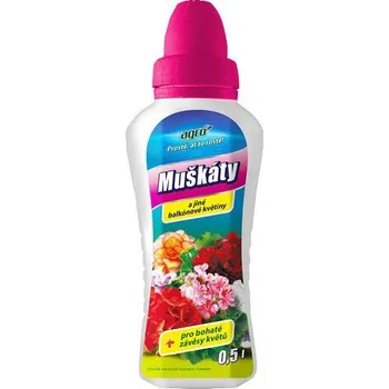 Pěstitelství Agro Kapalné hnojivo pro muškáty 0,5 L