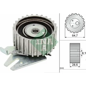 Napínací kladka, ozubený řemen AGB OE7782192