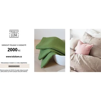 Dárkový potravinový koš TULULUM Dárkový poukaz na poslední chvíli Hodnota: 2000 Kč