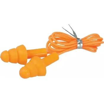 Silikonové protihlukové špunty se šňůrkou, SNR 29 dB, 1 pár DEDRA BH1033