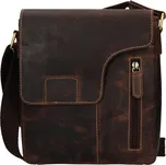 Pánská kožená taška přes rameno HGL Jekob - hnědá