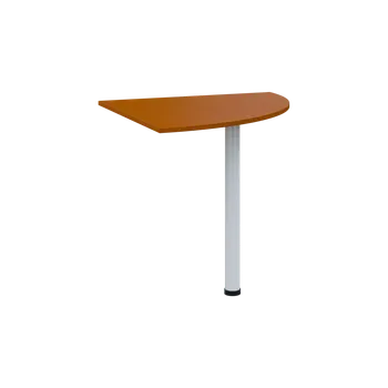 Stolová podnož TS 8 - 8 deska spojovací, kovová podnož bílá, síla desky 18 mm, široká 800 mm, třešeň šumavská