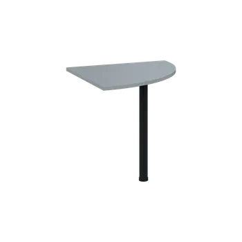 Stolová podnož OS 28 - 8 deska spojovací, kovová podnož černá, síla desky 25 mm, široká 800 mm, šedá
