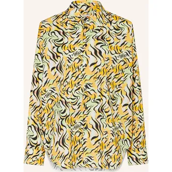 Dámská halenka Marni Dámská Košilová Halenka, oranžová / světle zelená /...