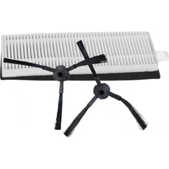 Utěrka pro robotický vysavač HEPA filtr a metličky pro ETA Aron 2512, Aron 3512, Tesla Robostar T50, T60 sada 3ks