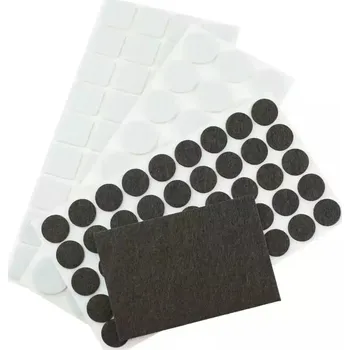 Podložka pod nábytek Plstěné samolepicí podložky sada 106 ks, různé tvary DEDRA M311.210
