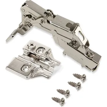 Šroub Sada 10 vložených závěsů X91, 165° s tlumením a podložkami k přišroubování, H0, niklováno