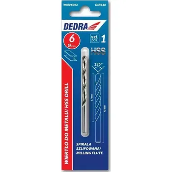 Vrták Vrták na kov 3 ks, HSS, DIN338, 1,0x34mm DEDRA WM01034