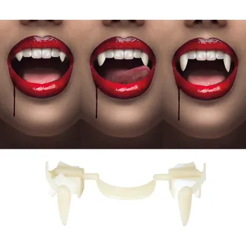 Fiestas Guirca Vysouvatelné upíří zuby Karnevalový doplněk Fiestas Guirca Vysouvatelné upíří zuby