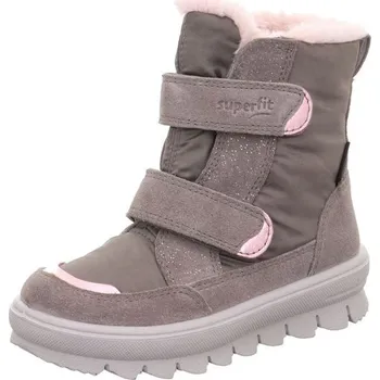 Dívčí zimní obuv Dívčí zimní boty FLAVIA Gray/Pink Gore-Tex, Superfit , 1-000216-2000, šedá - 32