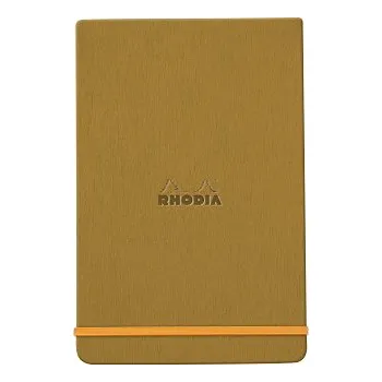 Blok Zápisník Rhodia s pevnými deskami 9x14cm – Gold (Zápisník Rhodia s pevnými deskami 9x14cm – Gold)