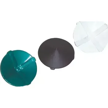 Plotový sloupek Víčko sloupku PH 80 mm hnědé s perem