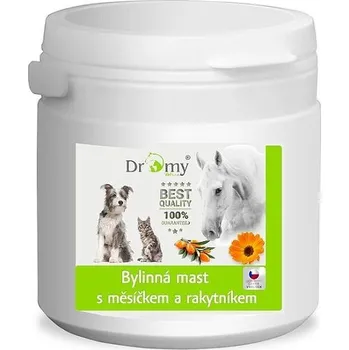 Kosmetika pro koně Dromy Hojivá bylinná mast s měsíčkem a rakytníkem 500 ml