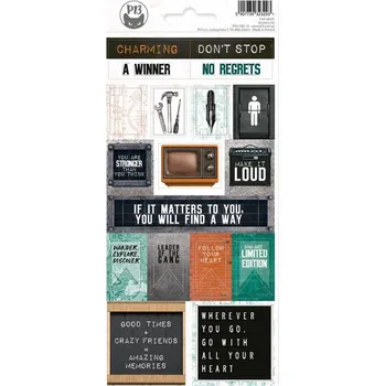 samolepka DP Craft Sada samolepek Free spirit 2-10,5 x23 cm