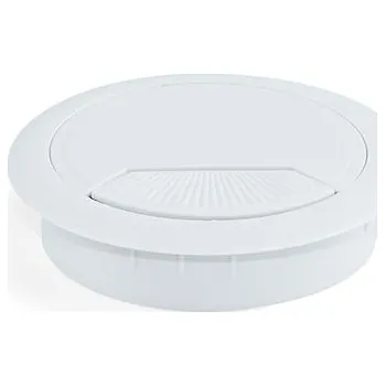 Kulatá průchodka Ø60mm – bílá (100 ks)