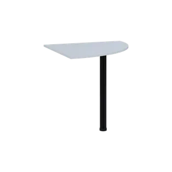 Stolová podnož TS 8 - 8 deska spojovací, kovová podnož černá, síla desky 18 mm, široká 800 mm, bílá