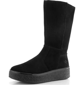 Dámské kozačky Rieker polokozačky na platformě černé 78851-00 - 37 | P688023