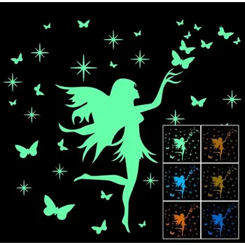 Samolepící dekorace Samolepka svíticí víla