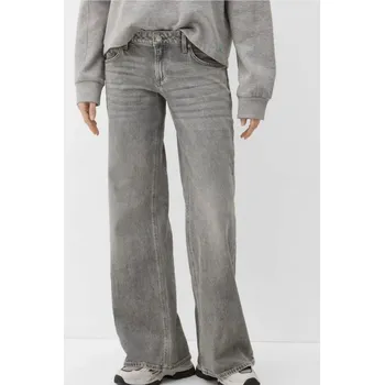 Dámské džíny Q/S s.Oliver dámské džíny Catie se širokými nohavicemi šedé Velikost: 32