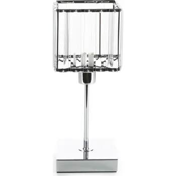 Lampička ArtFir Stolní lampa SALY 01 | transparentní/stříbrná 16 x 27 cm