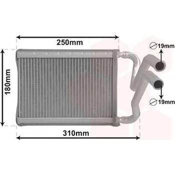 Výměník tepla Výměník tepla, vnitřní vytápění AGB 40X1N8-1