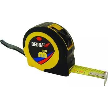 metr Svinovací metr 3 m/16 mm pouzdro ABS + guma DEDRA M382