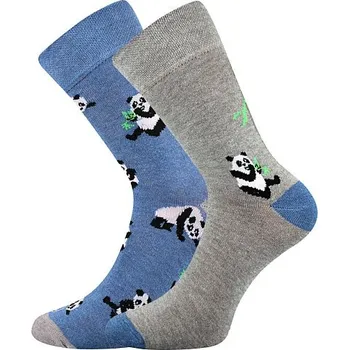 VoXX Ponožky sada Lonka/VOXX Sada 2ks Doble Panda Velikost ponožek: 43-46