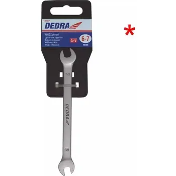 Klíč 25 x 28 mm CrV klíč plochý DEDRA 1482P