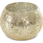 ArtFir Skleněný obal na květináč MELIA 02 | zlatá 18 x 14 cm