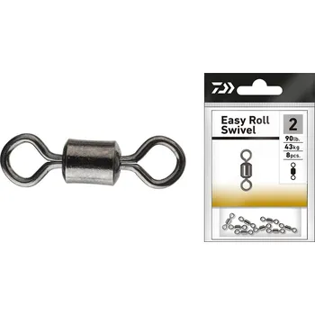 Obratlík Easy Roll DAIWA - vel. 4, 35 kg, 8 ks