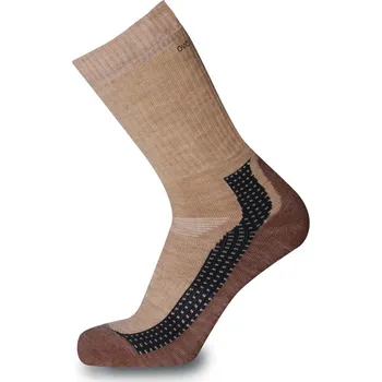 Pánské ponožky Ovčí věci Funkční ponožky MERINO - hnědý vzor Velikost: 39-42