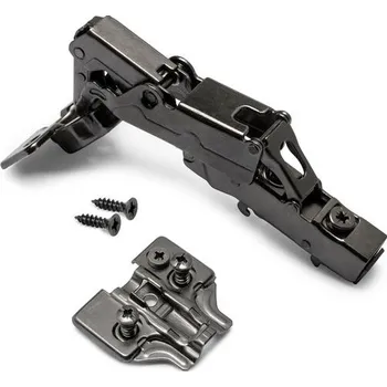 Šroub Sada 10 naložených závěsů X91, 165° s tlumením a podložkami s eurošrouby, H0, titan