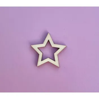 Výtvárné potřeby Dřevěná hvězda 5cm