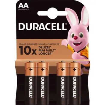 Článková baterie Baterie Duracell Basic AA / R6 1500mAh 4ks.
