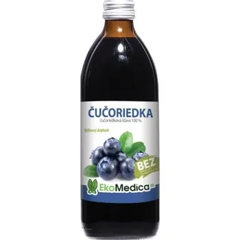 EkoMedica Borůvka 100% šťáva 500 ml