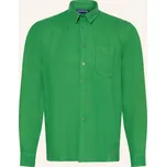 Vilebrequin Pánská Lněné Košile Regular Fit, zelená, 40