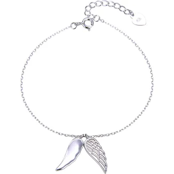 Náramek NUBIS® Stříbrný náramek andělská křídla - NB-1086