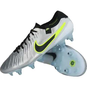 Kopačky Pánské kolíky Nike Tiempo Legend 10 Elite SG-PRO Anti Clog stříbrné